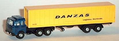 0300 WIKING MAGIRUS Container-Sattelzug DANZAS