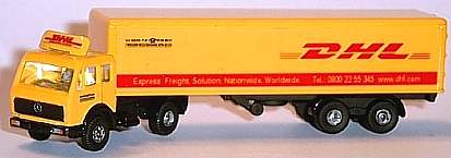 0396 WIKING MB Koffer-Sattelzug DHL-Post