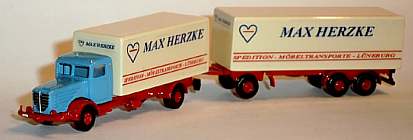 0610 WIKING BSSING Koffer-Lastzug Max Herzke Katalog