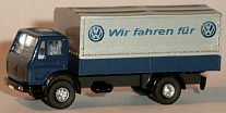 0809 WIKING MB Pritschen-Lastzug Wir fahren fr VW Internet
