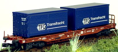 1232 Taschenwagen Container Transfracht Internet