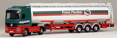 1412 MB Actros Tank - Auflieger weiss-links Franz Fischer Internet