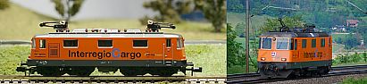 1649 FLEISCHMANN 7343 - Re 44 II 11320 Interregio Cargo der RTS Rail Traction - Modell und Original - Internet