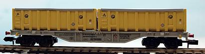 1863 Containertragwagen -- Sggmrrs-z 37 85 49 34 002-4 CH-Marti - Internet