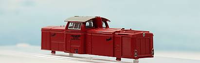 1929 Diesellok Em 4-4  Vreneli  -ex V 100-  Achsfolge BoBo  rot aus Set Vanoli Gleisbau - Seite - Stirn 1 - Internet