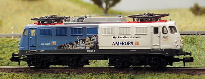 1536 Elektro-Lokomotive - Hobbytrain - 244502 -- E-Lok BR 110 -  110 325-8 --Ameropa - 1 Landschaft Internet